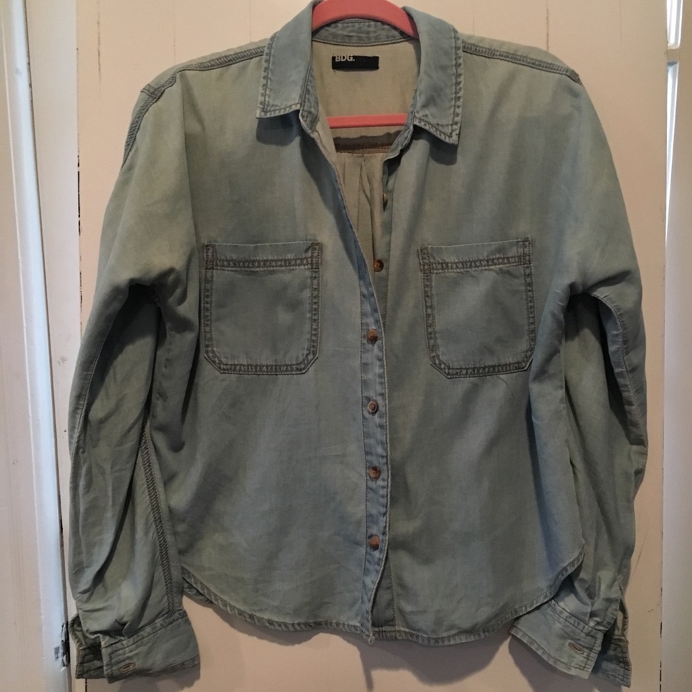 Light Blue Chambray Urban Outfitters Shirt
